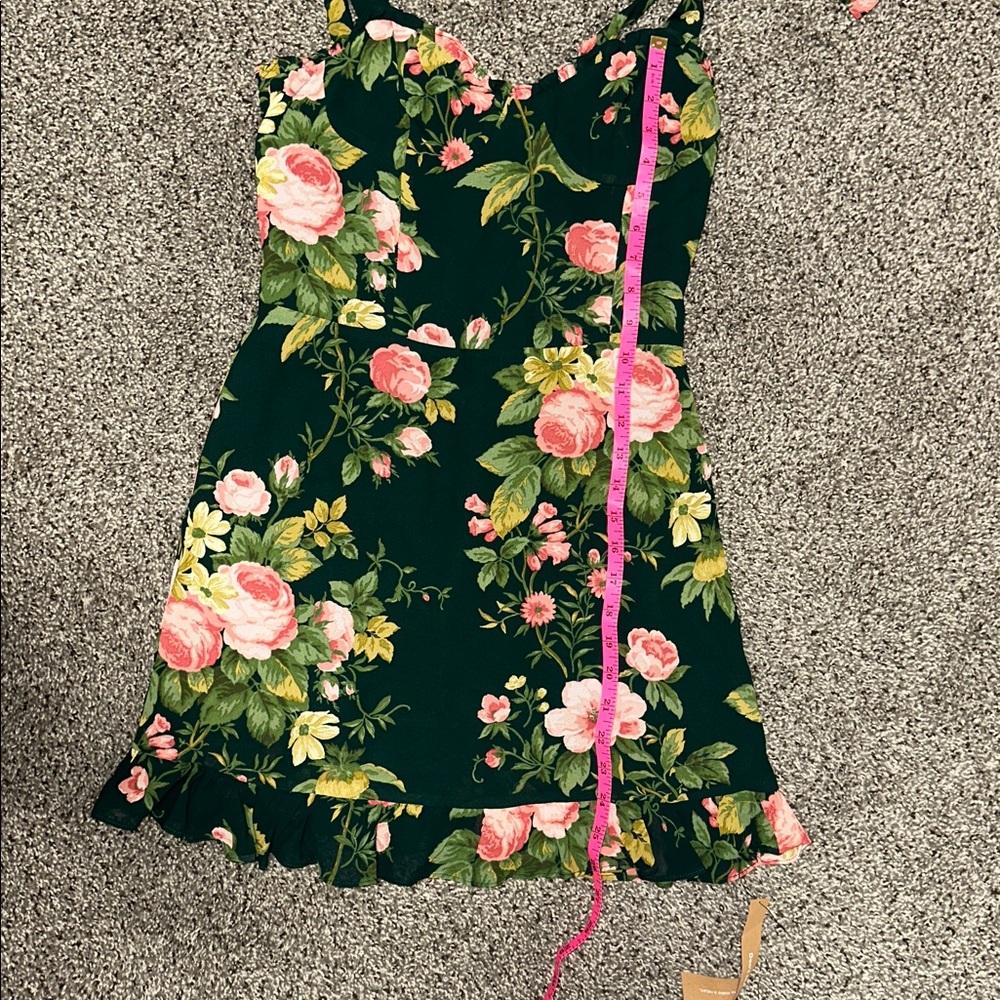 NWT Reformation Christine Mini Dress in Belvedere - Picture 5 of 5
